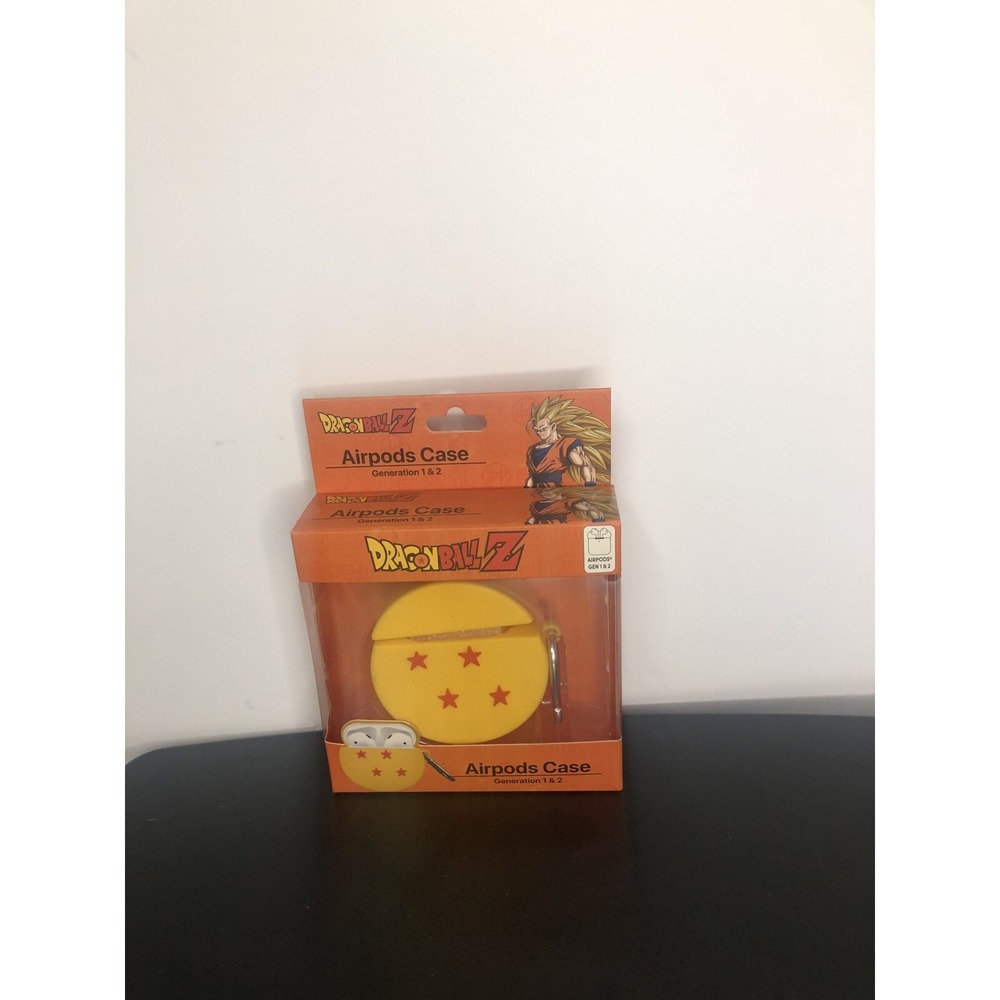 Dragon Ball Z AirPods Case Cover, 4-Star Dragon Ball Design, Fits 1st/2nd Gen